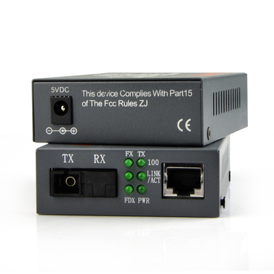 Haohanxin百兆光纤收发器HTB-3100AB 稳定拓展网络边缘的可靠之选